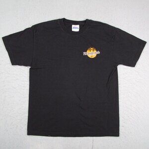 Vintage Florida Tourist Shirt Mens Medium Black Ft. Lauderdale Graphic Y2K